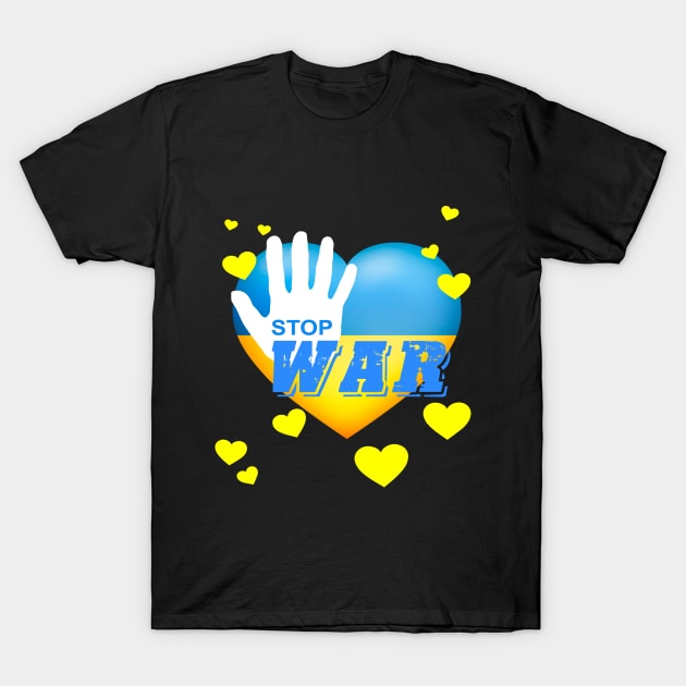 Ukraine trident Ukraine flag Ukrainian flag Ukraine T-Shirt by Darwish